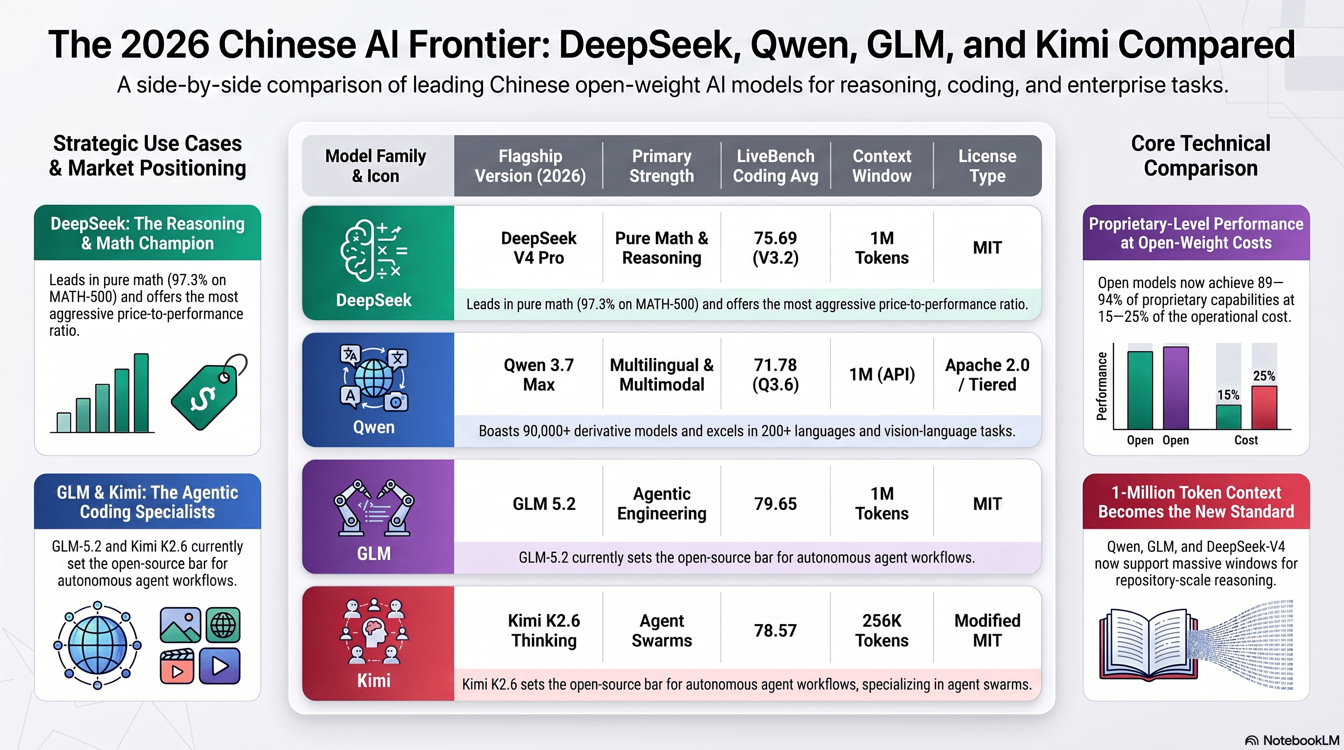 Image: 2026 Chinese AI frontier model comparison